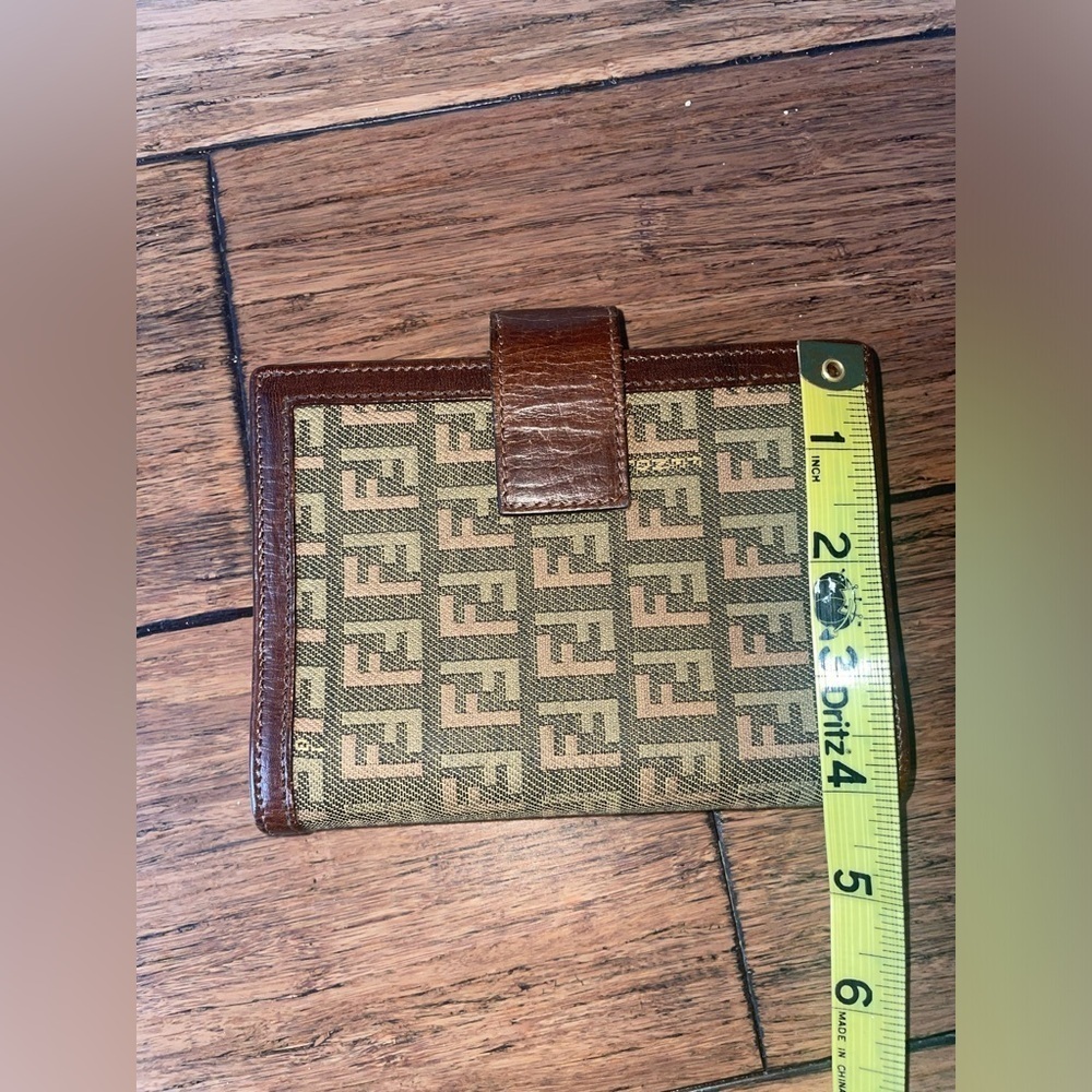Fendi wallet passport holder agenda binder vintage Fendi monogram - Picture 10 of 16